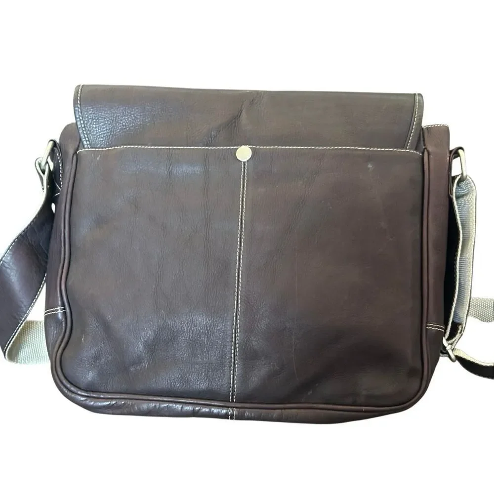 Latico Adventurer Leather Messenger Bag